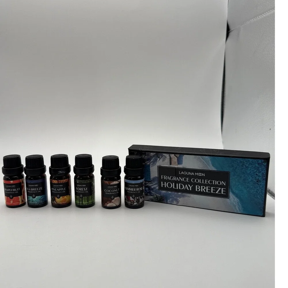 Laguna Moon Holiday Breeze Fragrance Oil 6 Pack 10ml Diffuser Candle Soap DIY